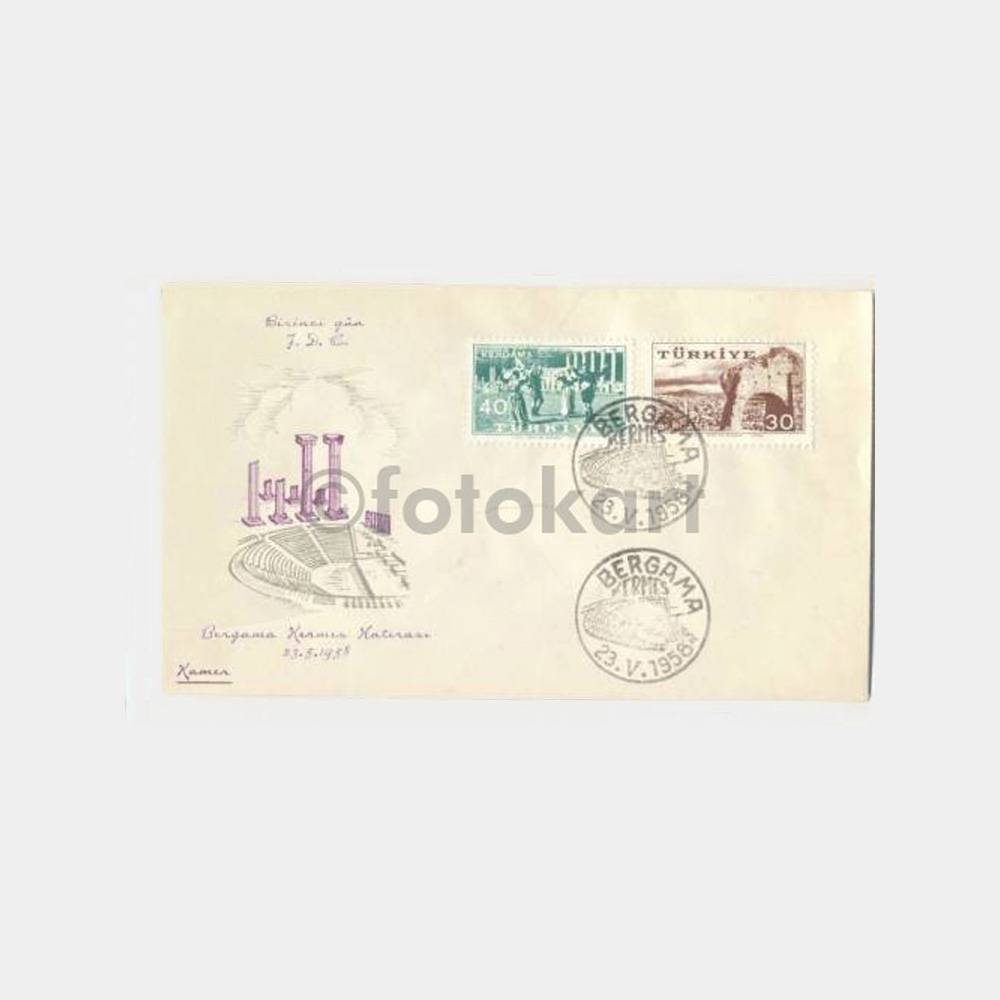1958 Bergama Kermes Hatırası Fotoğraf