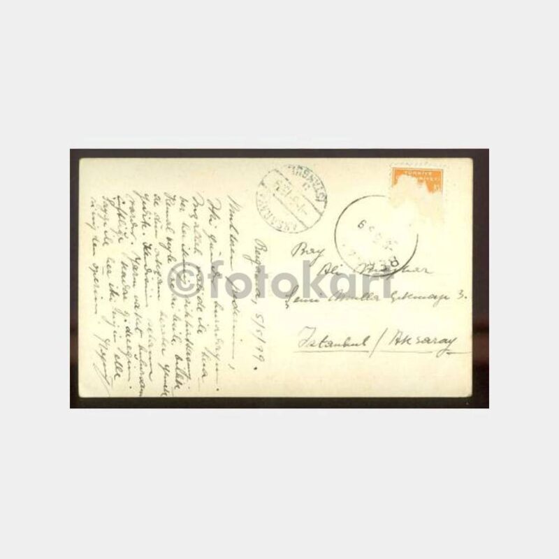 1939 Bergama Antik Şehir Görünüş Kartpostal - Görsel 2