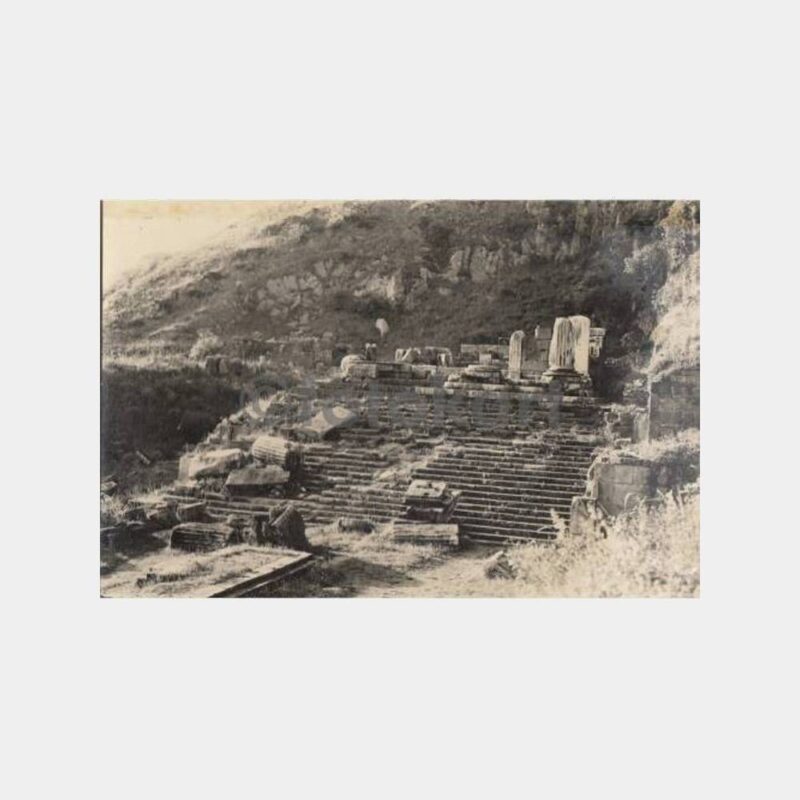 1940 Bergama Dionisos Mabedi Görünüş Kartpostal