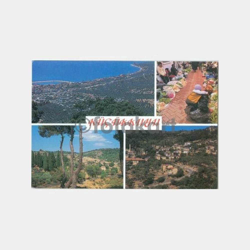 1990 Edremit Küçükkuyu Görünüş Kartpostal