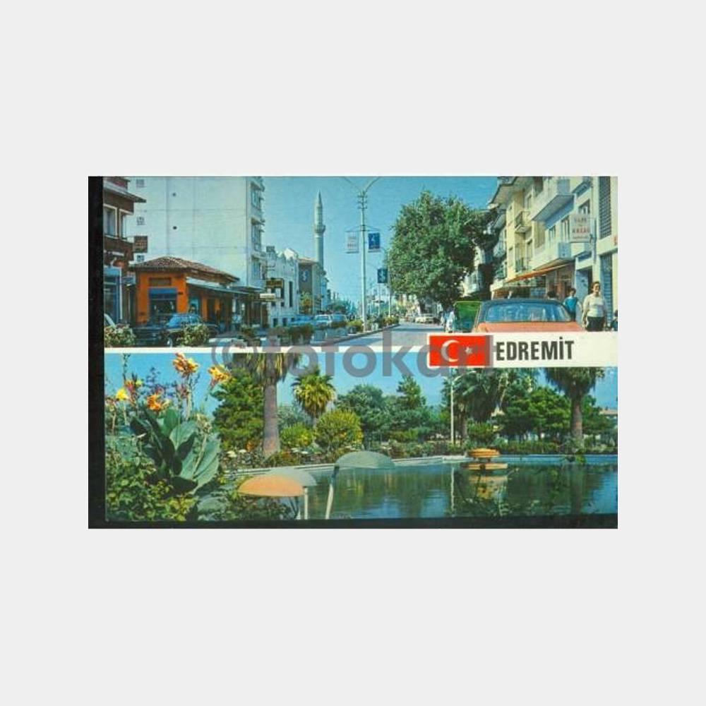 1975 Edremit Görünüş Kartpostal