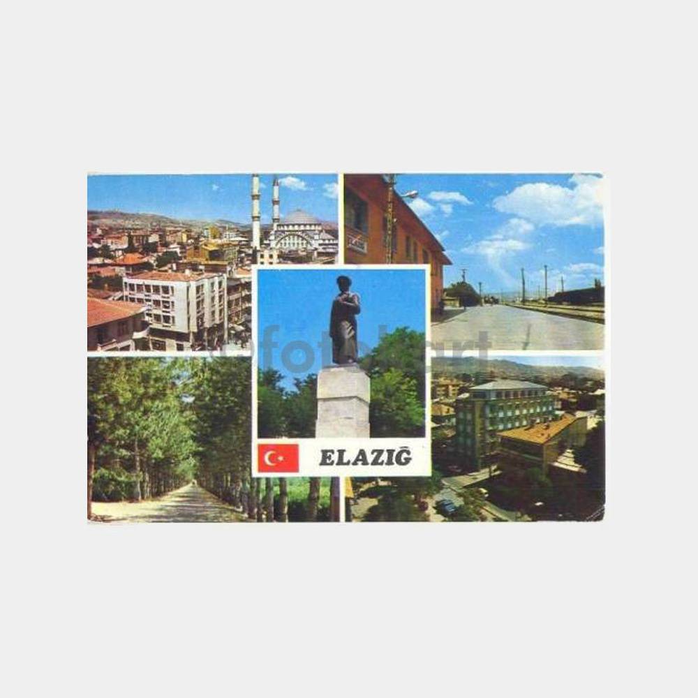 Elazığ Şehirden Görünüşler Kartpostal