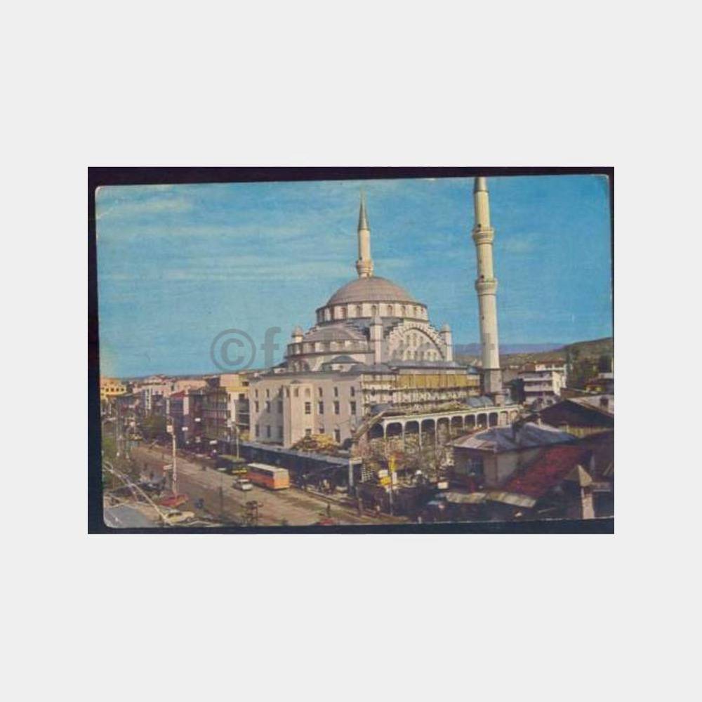Elazığ İzzet Paşa Camii Görünüş Kartpostal