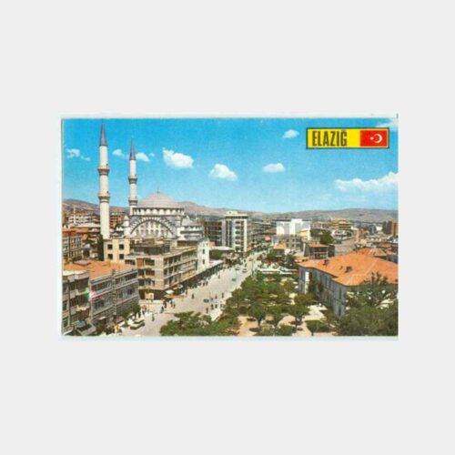 1975 Elazığ Görünüş Kartpostal