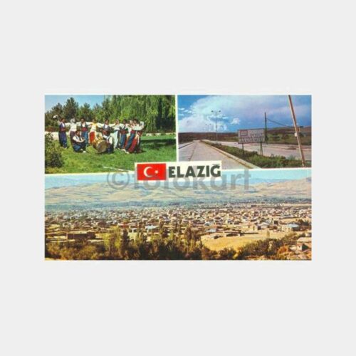 1974 Elazığ Muhtelif Görünüş Kartpostal