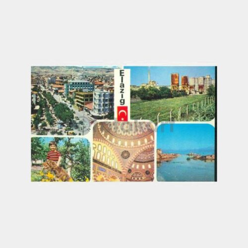 1974 Elazığ 5 Değişik Görünüş Kartpostal