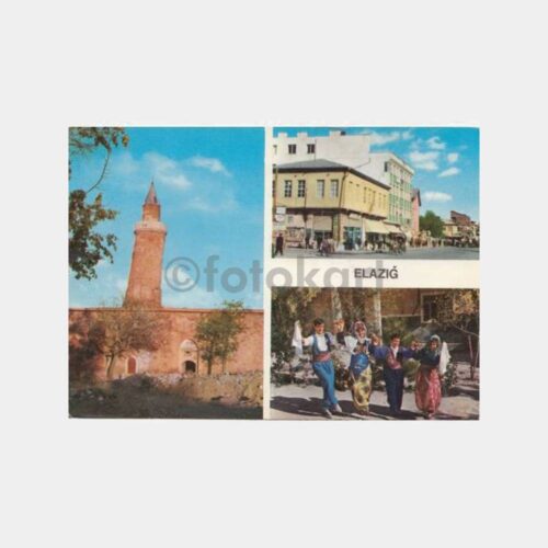 1975 Elazığ 3 Değişik Görünüş Kartpostal