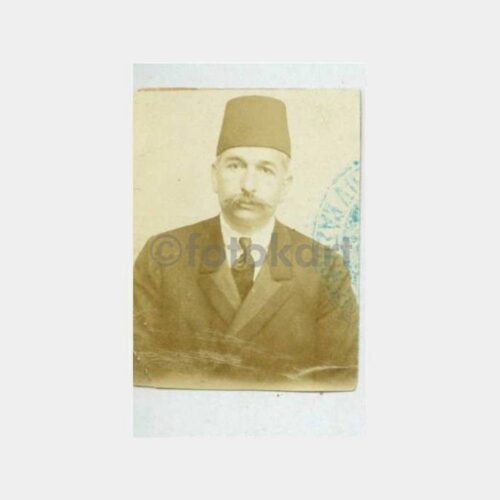 1910 Fesli Bay Damgalı Vesikalık Fotoğraf