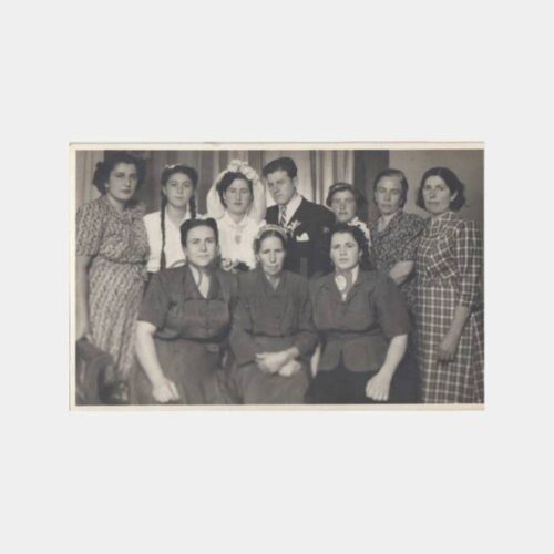 1940 Gelin Damat Ailesi Konulu Fotoğraf