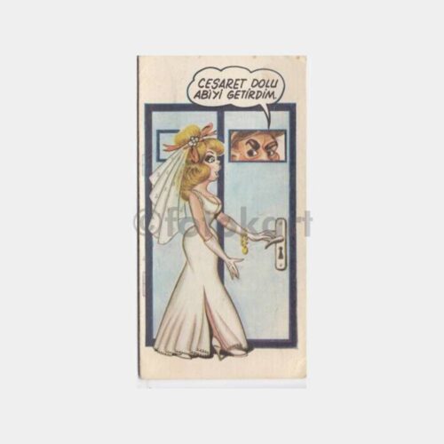 Gelin Damat Fantezi Tebrik Kartı