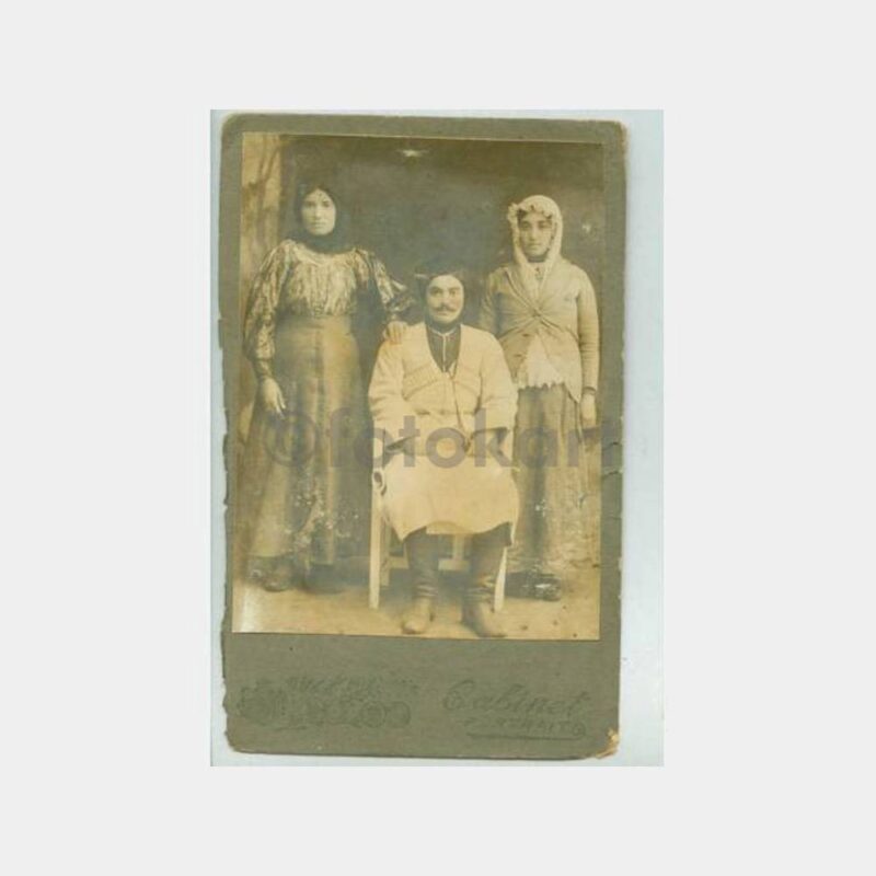 1900 Kafkasya Tipler Kabinet Fotoğraf