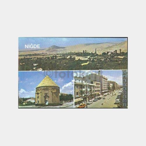 Niğde 3 Değişik Görünüş Kartpostal