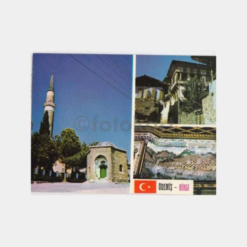 1968 Ödemiş Birgi 3 Görünüş Kartpostal