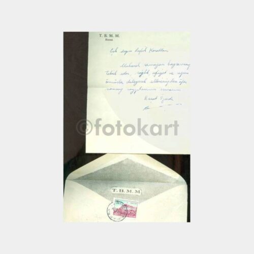 1963 Refik Koraltan Konulu Mektup