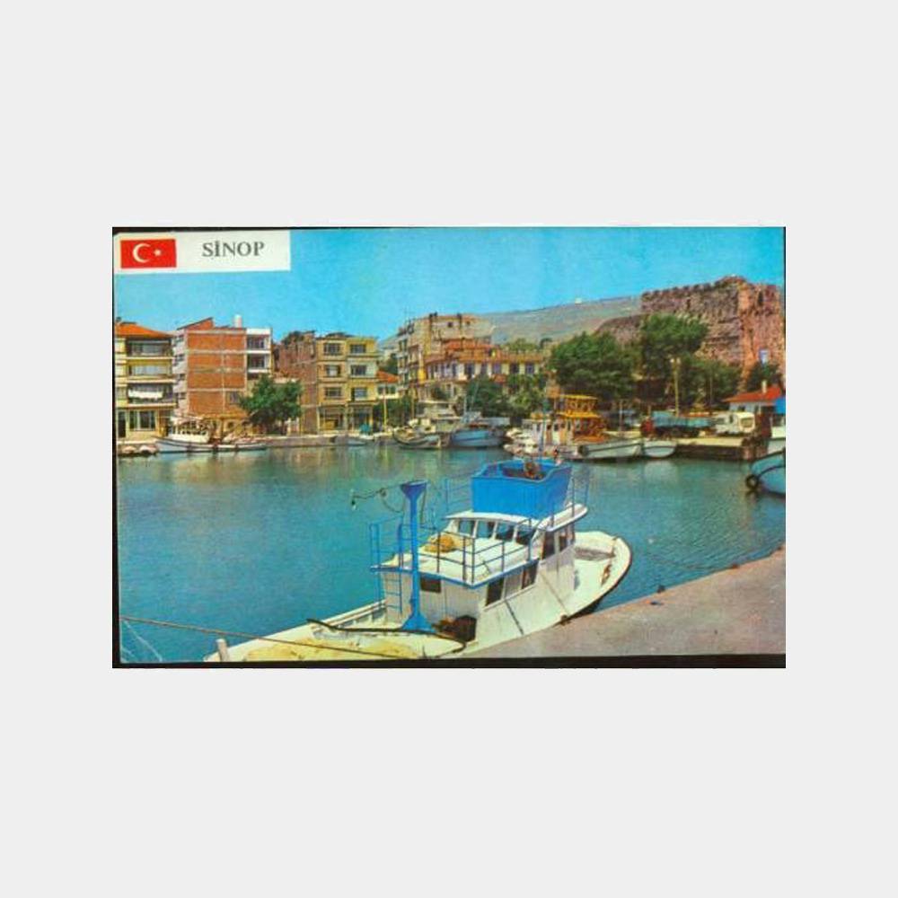 1968 Sinop Sahili Görünüş Kartpostal