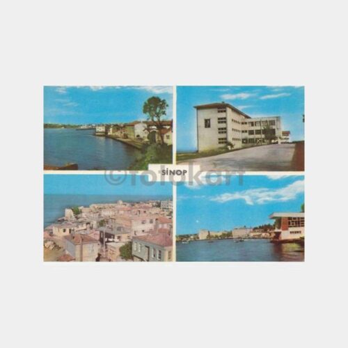 1976 Sinop 4 Değişik Görünüş Kartpostal