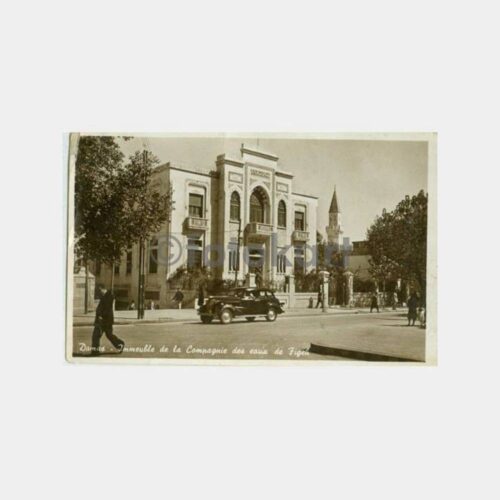 1950 Suriye Şam Görünüş Kartpostal