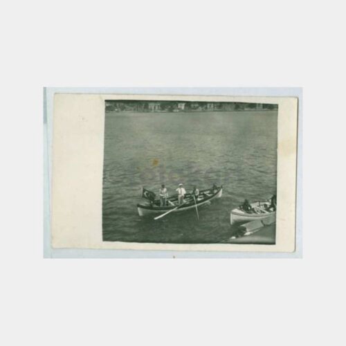 1930 Karadeniz Ereğli Vapura Yanaşan Sandal Fotoğraf