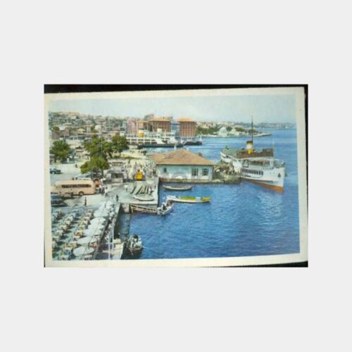 1968 Üsküdar Vapur İskelesi Görünüş Kartpostal