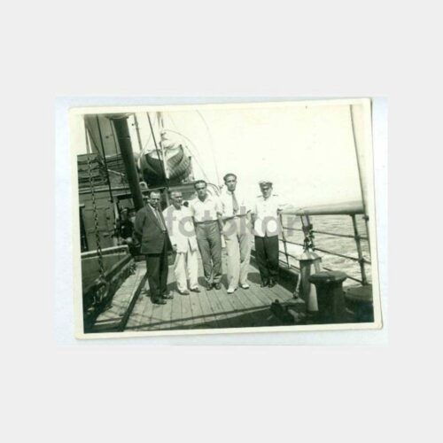 1931 Anafarta Vapuru Güvertesinde Fotoğraf