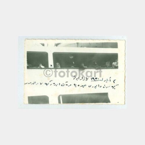 1951 Vapur Güvertesinde Yolcular Görünüş Fotoğraf