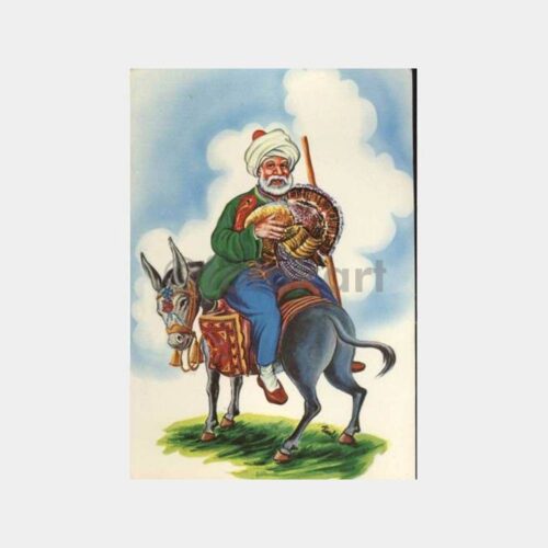 Akşehir Nasrettin Hoca Konulu Kartpostal