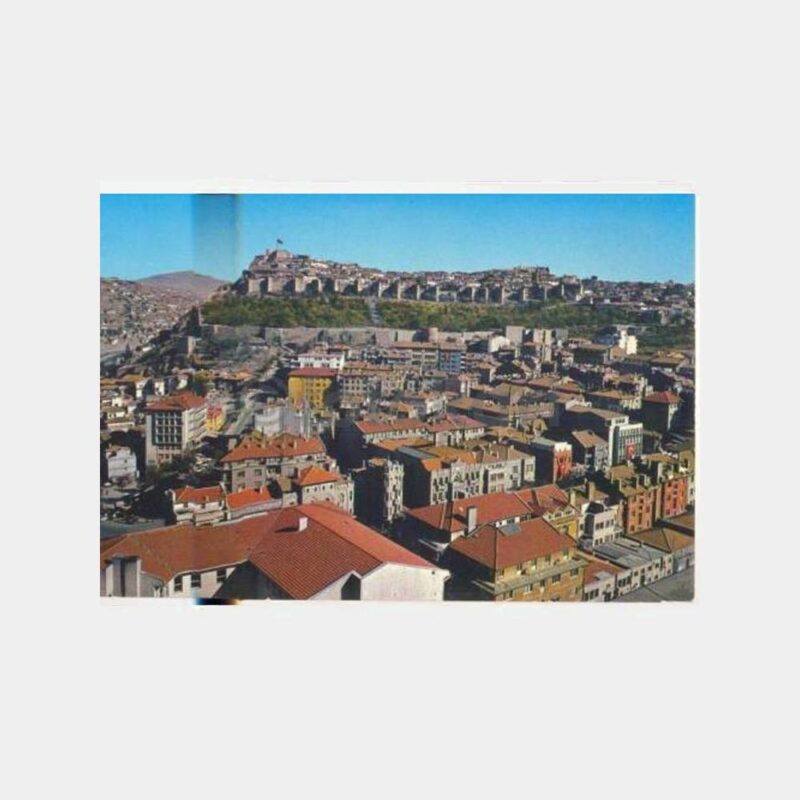 1968 Ankara Kalesi Görünüş Kartpostal