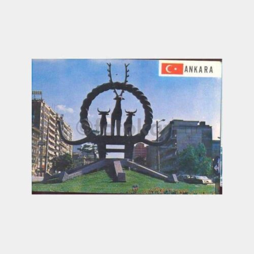 Ankara Hitit Heykeli Görünüş Kartpostal