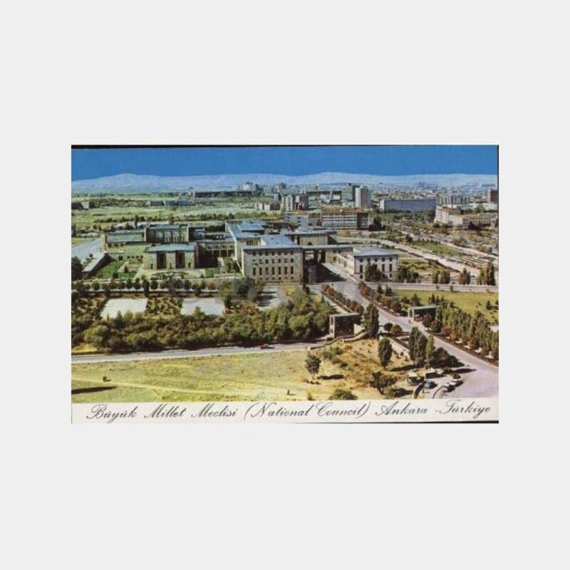 1978 Ankara T.B.M.M. Görünüşü Kartpostal