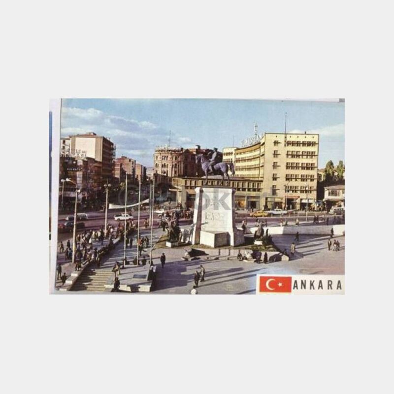 Ankara Ulus Meydanı Görünüş Kartpostal