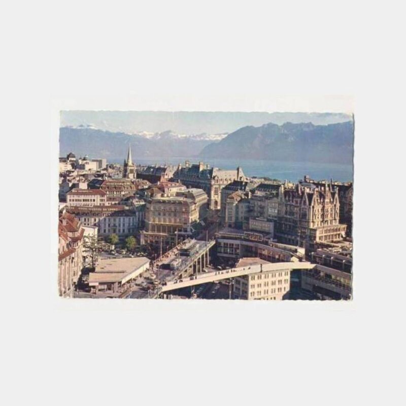 1963 İsviçre - Hemşire Resimli Damgalı Kartpostal