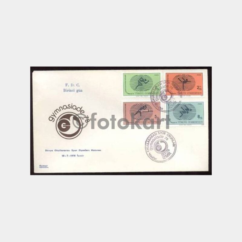 1978 İzmir - Dünya Okulları Spor Oyunları FDC