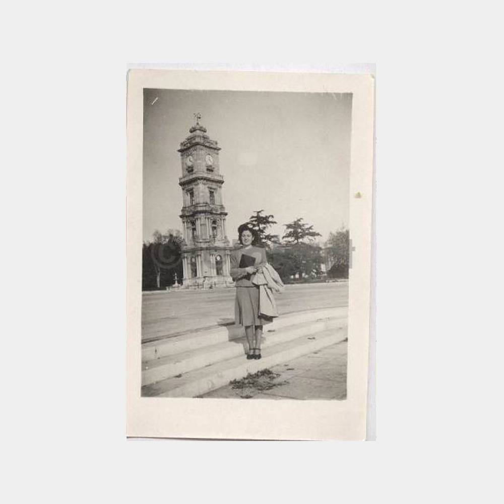 1947 İstanbul ve Kadın Görünüş Fotoğraf