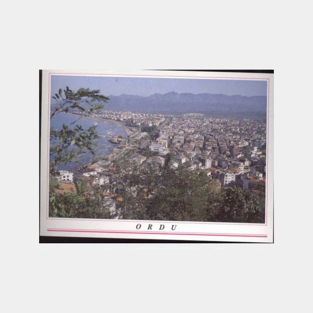 Ordu Şehirden Görünüş Kartpostal
