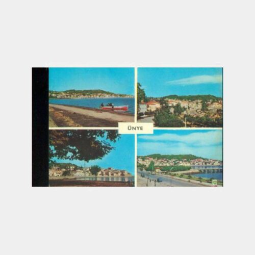 1975 Ordu Ünye 4 Görünüş Kartpostal