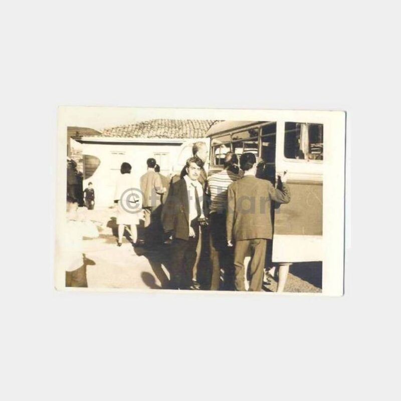 1966 Şile'de Otobüse Binerken Fotoğraf