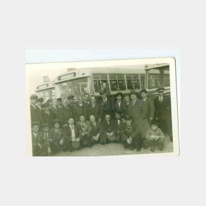 1958 İETT Şoförleri Otobüs Konulu Fotoğraf