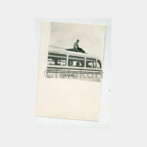 1940 İstanbul Otobüsleri Konulu Fotoğraf