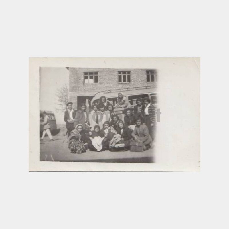 1940 Otobüs Yolcuları Konulu Fotoğraf