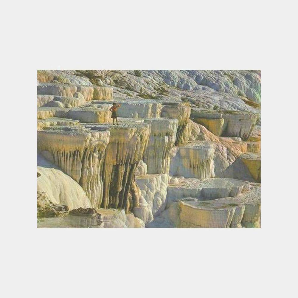 1970 Pamukkale Travertenler Kartpostal
