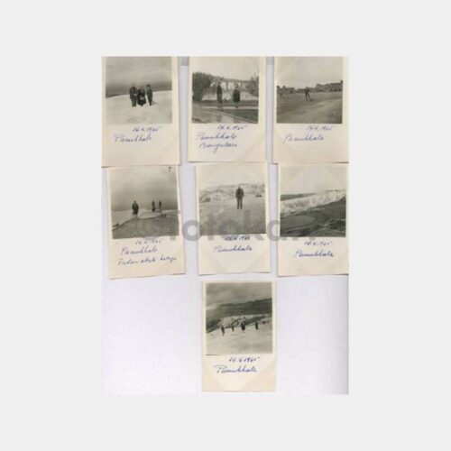 1965 Pamukkale 7 Adet Albüm Fotoğraf