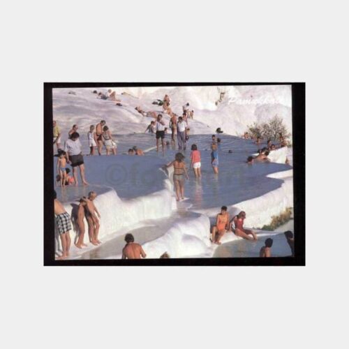 Pamukkale Travertenleri Görünüş Kartpostal