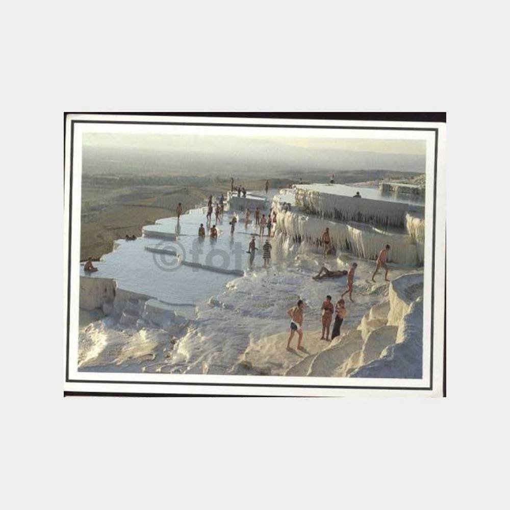 Pamukkale Travertenler Görünüş Kartpostal