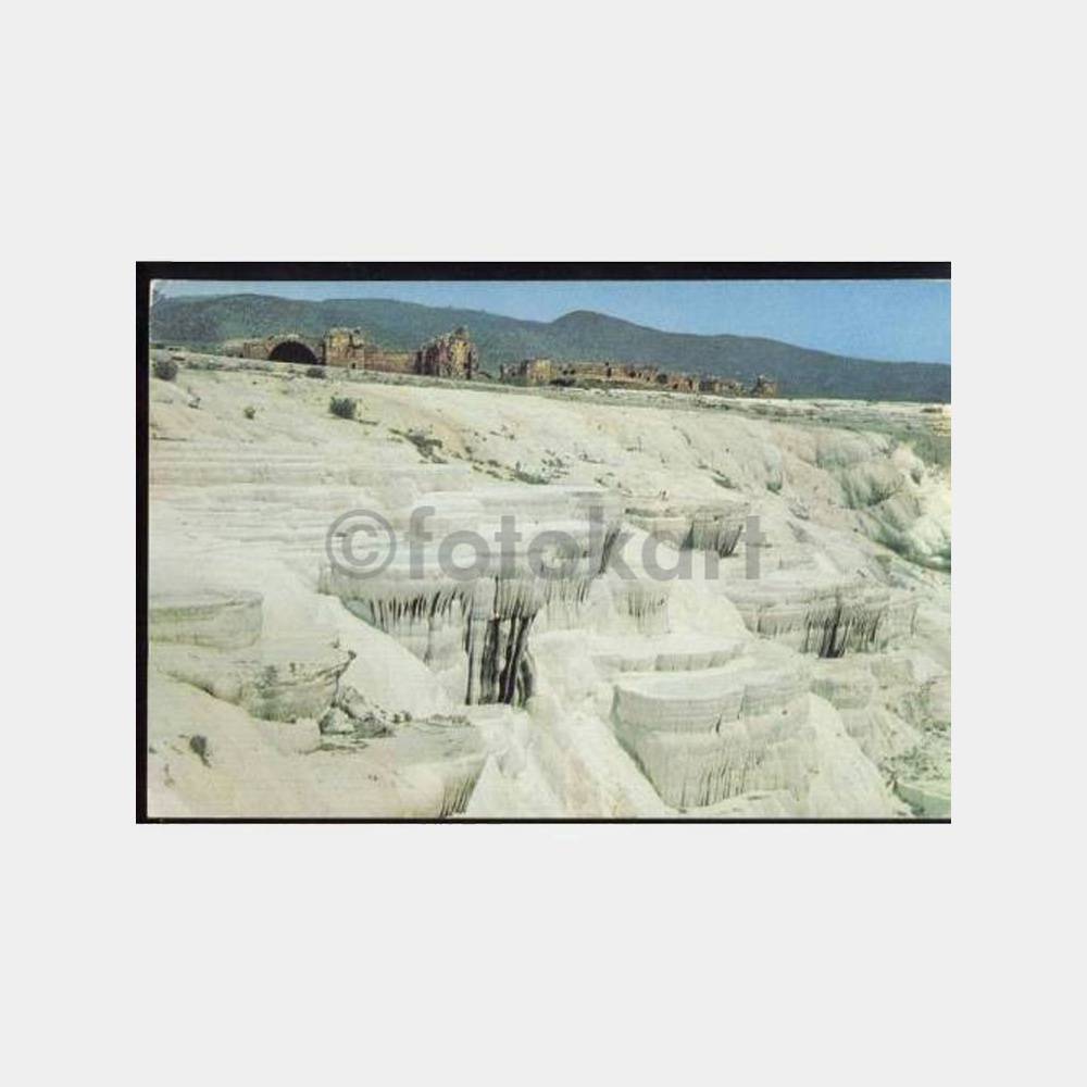 Pamukkale Traverten Görünüş Kartpostal
