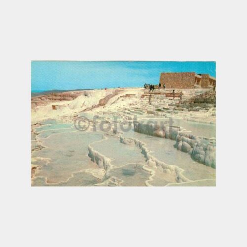 1970 Pamukkale Traverten Görünüş Kartpostal