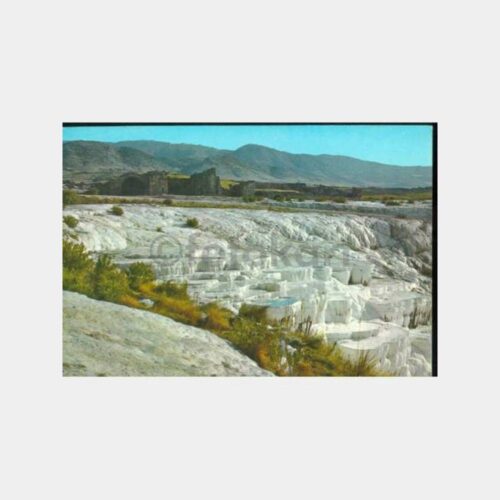 1970 Pamukkale Görünüş Kartpostal