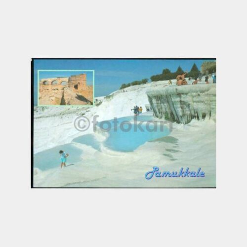 1970 Pamukkale Traverten Görünüş Kartpostal