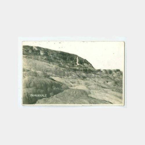 1940 Pamukkale Travertenler Görünüş Kartpostal