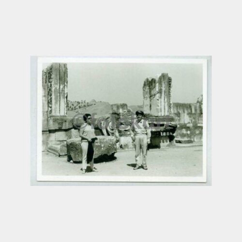 1954 Pamukkale Harabeler Görünüş Fotoğraf