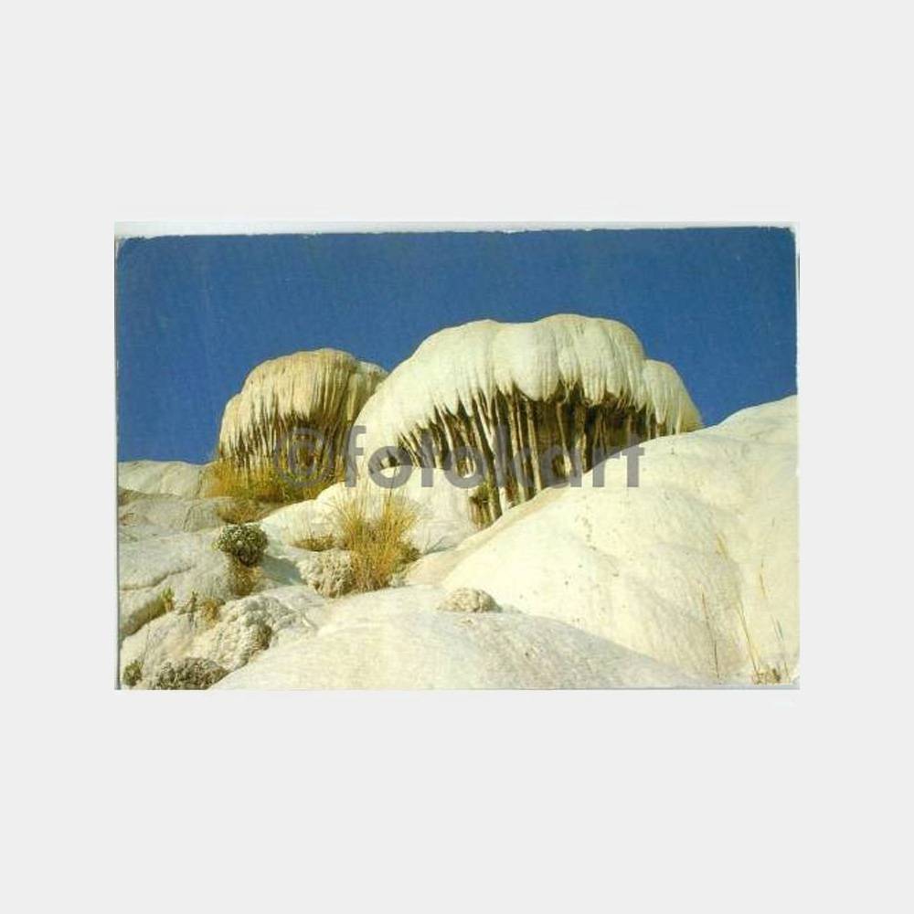 1970 Pamukkale Traverten Görünüş Kartpostal